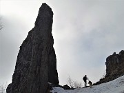 CORNAGERA e POIETO innevati ad anello da Aviatico (21febb21) - FOTOGALLERY